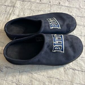 HUSH PUPPIES MEN’S NAVY WITH PITT ON TOP STRUDY SLIPPERS 10104 SIZE 11